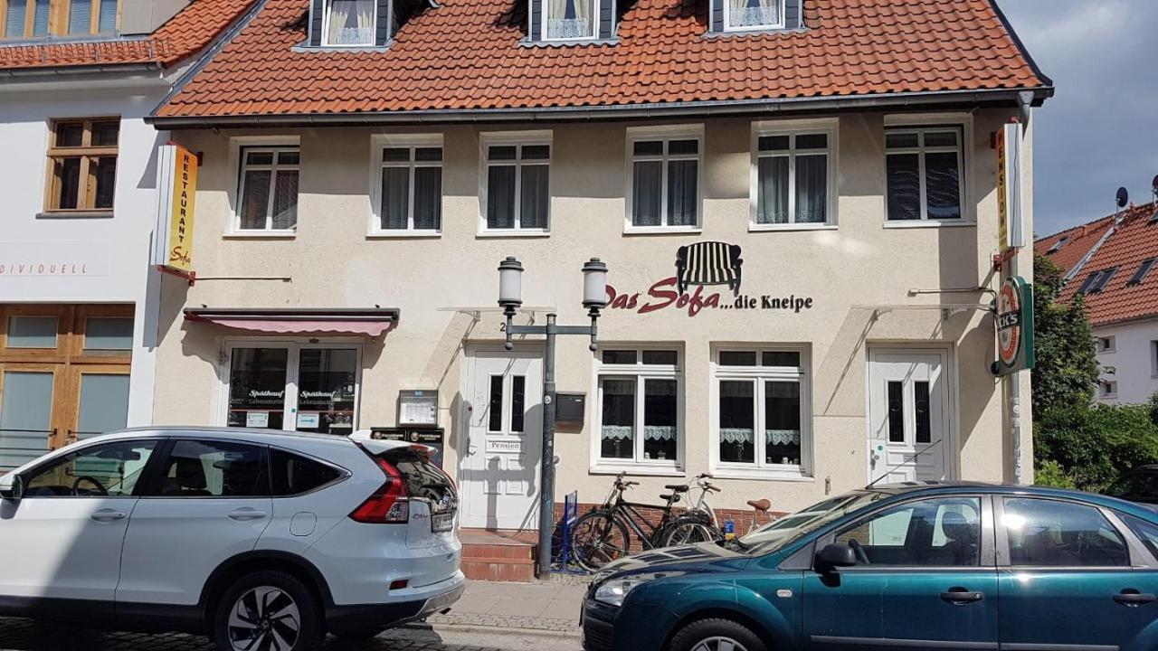 Das Sofa Restaurant-Pension-Spätkauf Greifswald Exterior foto